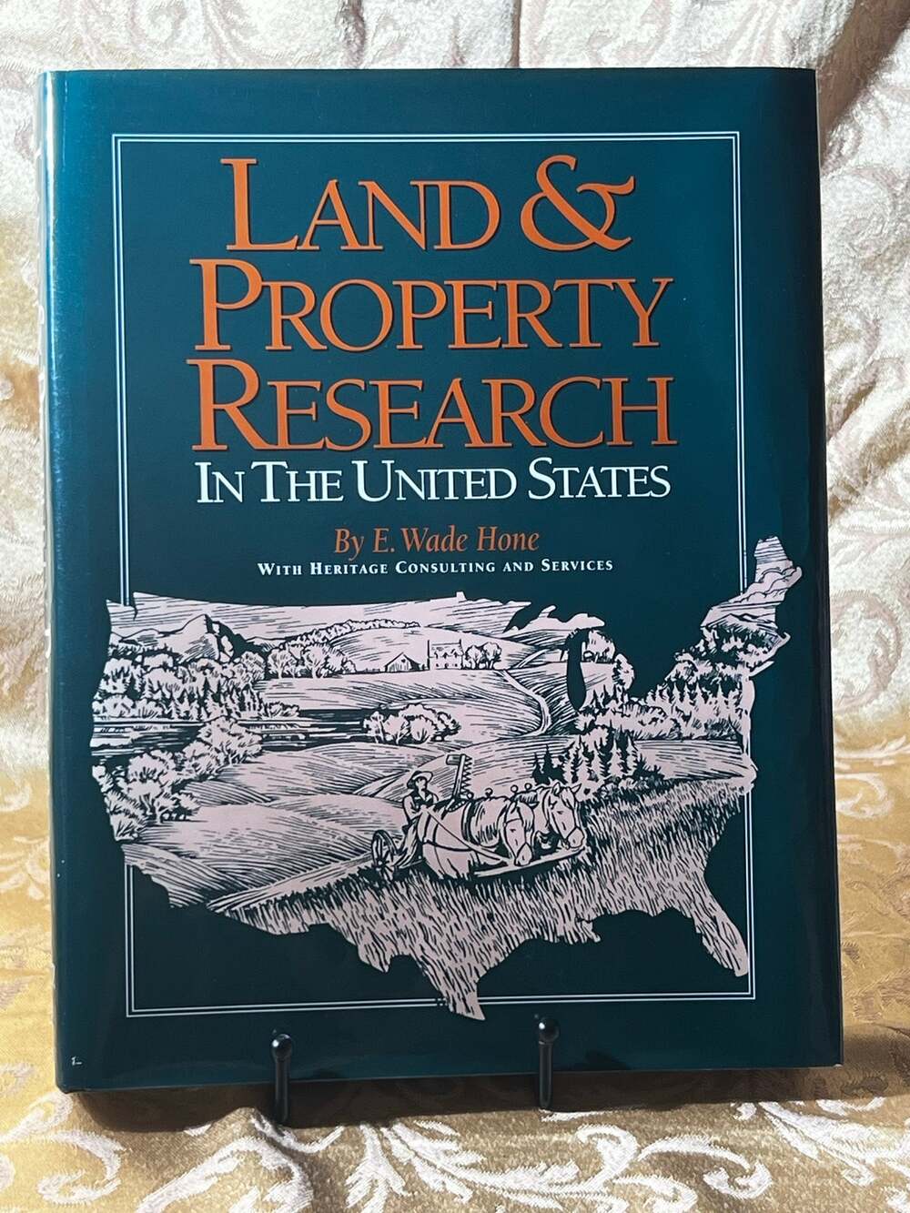 Land & Property Research USA E Wade Hone 1997 Genealogy 1st Ed Hardcover